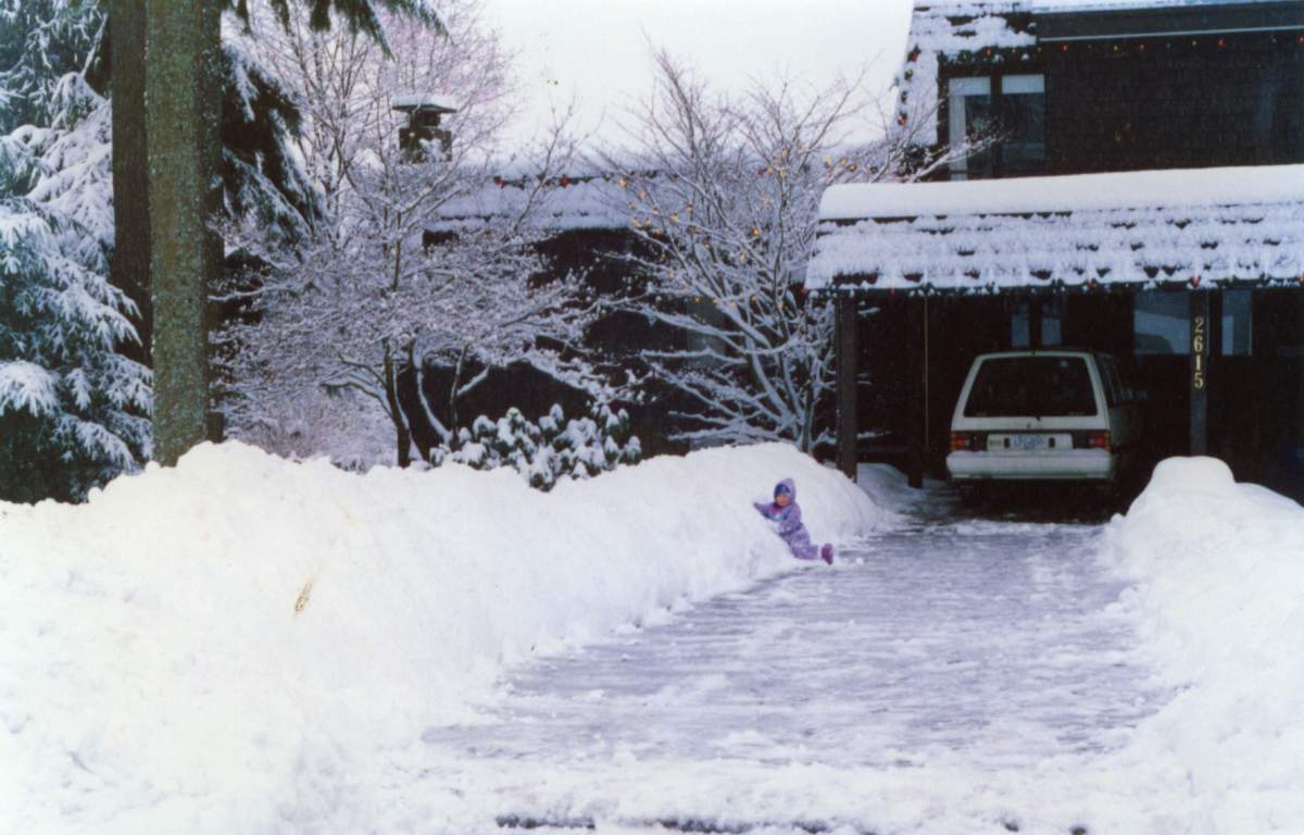 1996 snow storm North Vancouver