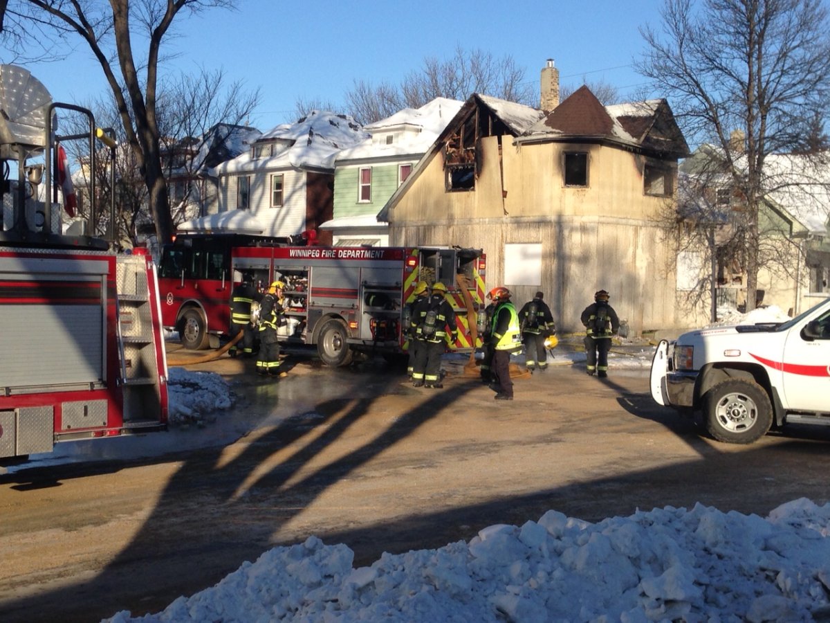 Emergency crews were called back to the North End home less than 24 hours after an initial fire broke out.