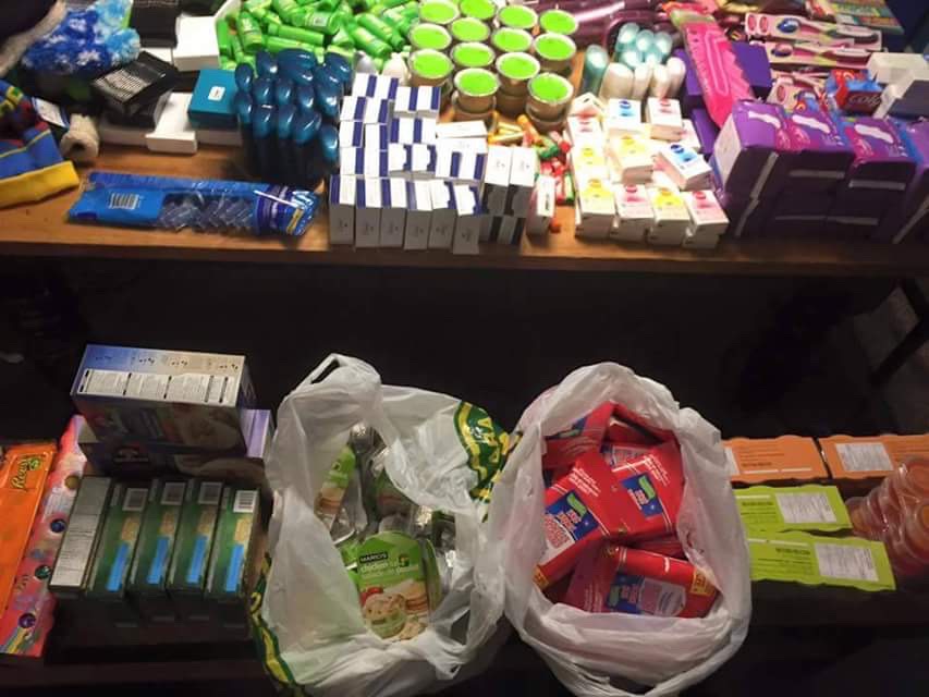Last Christmas, Myayla Nurse collected donations of personal hygiene products to hand out to homeless people.