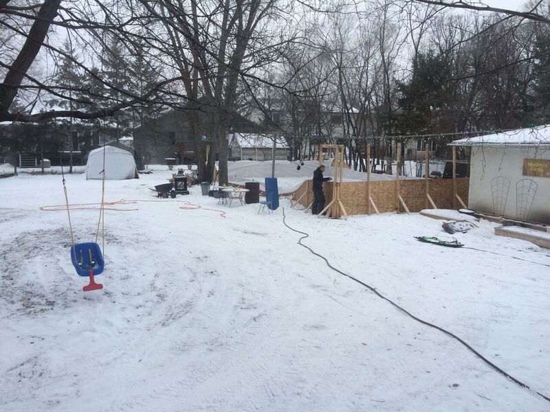 Winnipeg family builds epic backyard ice rink in North Kildonan