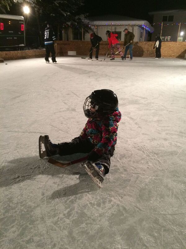 Winnipeg family builds epic backyard ice rink in North Kildonan