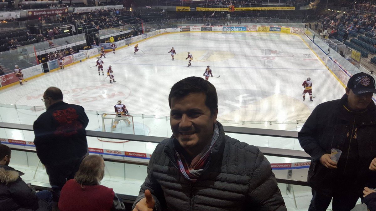First Hockey Experience in Switzerland.