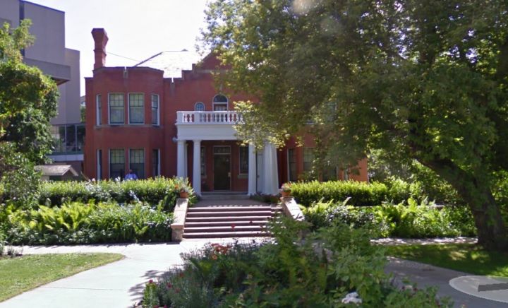 An image from Google Maps of Rutherford House.