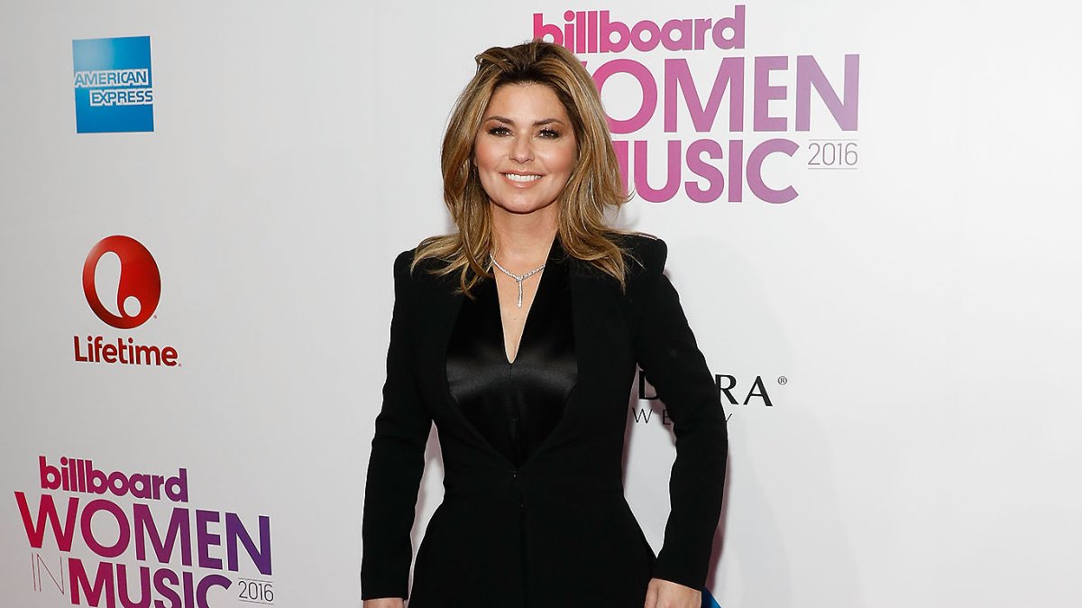 Shania Twain attends the 2016 Billboard Women in Music Awards at Pier 36 on December 9, 2016 in New York City.