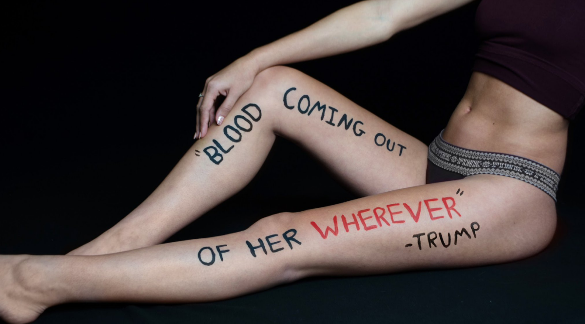 Oregon college student Aria Watson created a photo series featuring quotes from President-elect Donald Trump about women. 