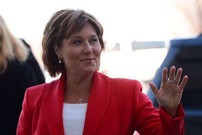 B.C. Premier Christy Clark arrives to take part in the Meeting of First Ministers and National Indigenous Leaders in Ottawa on Friday, Dec. 9, 2016.