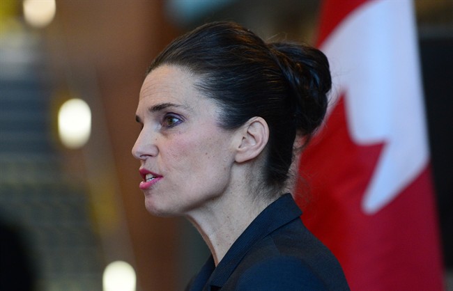 Kirsty Duncan, Minister of Science, makes an announcement regarding new asbestos measures during a press conference in Ottawa on Thursday, Dec 15, 2016.