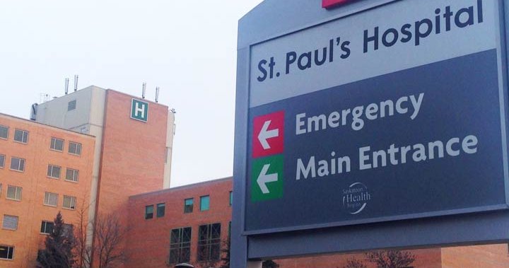 Медицинските сестри в Саскатун в болницата Сейнт Пол вдигнаха червен