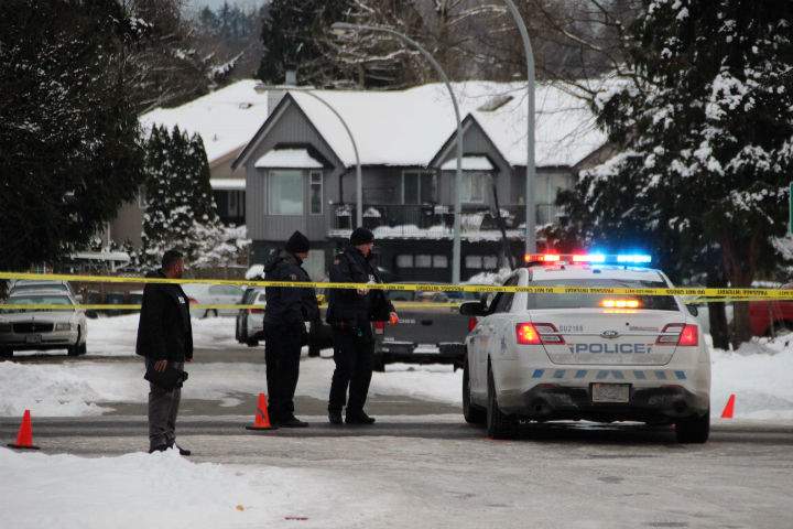 RCMP are investigating a shooting in Surrey early Saturday morning.