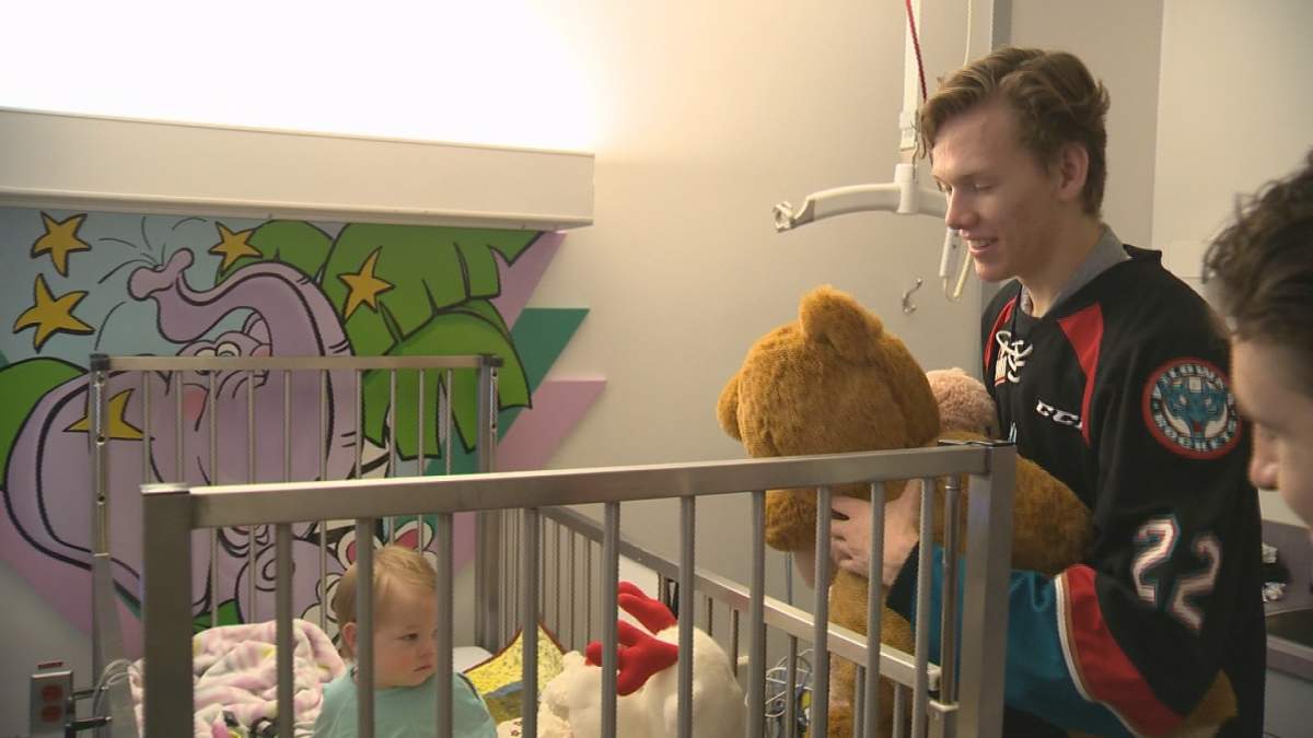 Tossed teddy bears cheer up hospital patients - image
