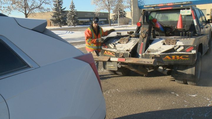 Tow truck drivers around Regina said they've been busier than ever with this early start to winter, boosting and towing vehicles in bone-chilling temperatures.