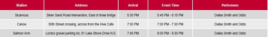 All aboard! CP Holiday Train chugs through the Shuswap - image