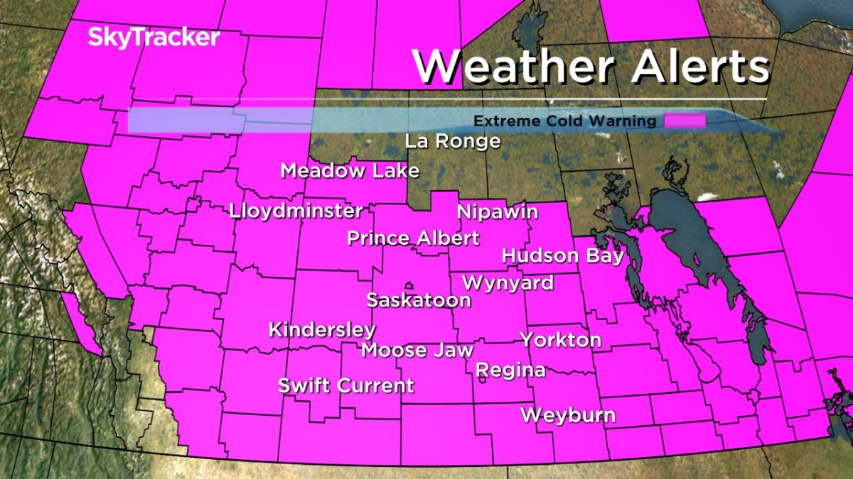 Extreme cold weather warning for Saskatoon, Sask. for 43 wind chill
