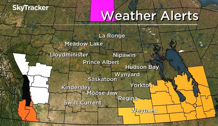 Weather Alert - Saskatoon weather outlook December 23rd