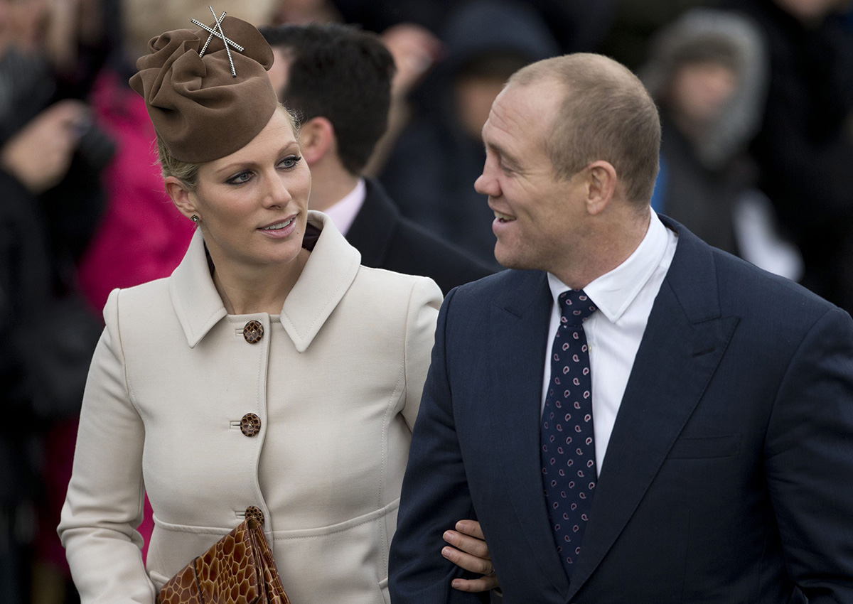 This is a Tuesday, Dec. 25, 2012 file photo of Britain's Queen Elizabeth II's granddaughter Zara Phillips and her husband rugby player Mike Tindall as they arrive for the British royal family's traditional Christmas Day church service in Sandringham, England. 