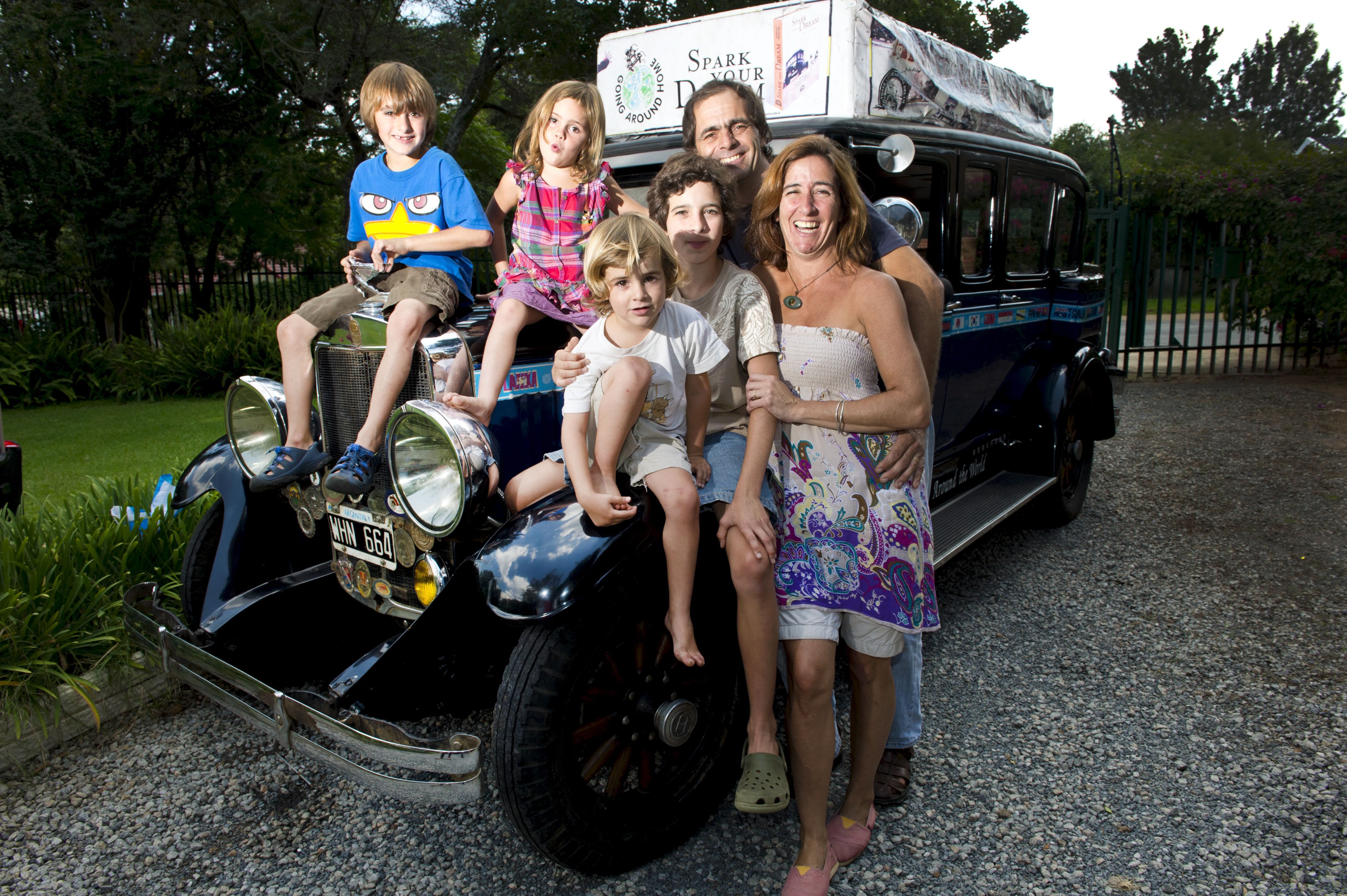 Why a family chose to drive an 89-year-old car around the world ...