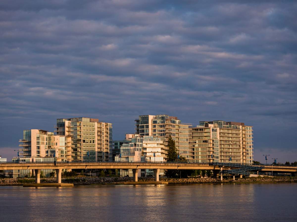 A scenic view of the River Green condominium complex, Richmond, B.C., on May 15, 2015.
