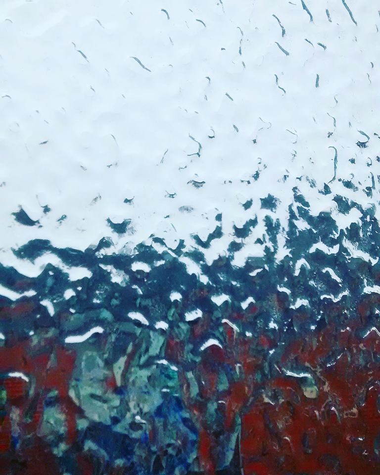 "The view from my living room window this morning in NDG."