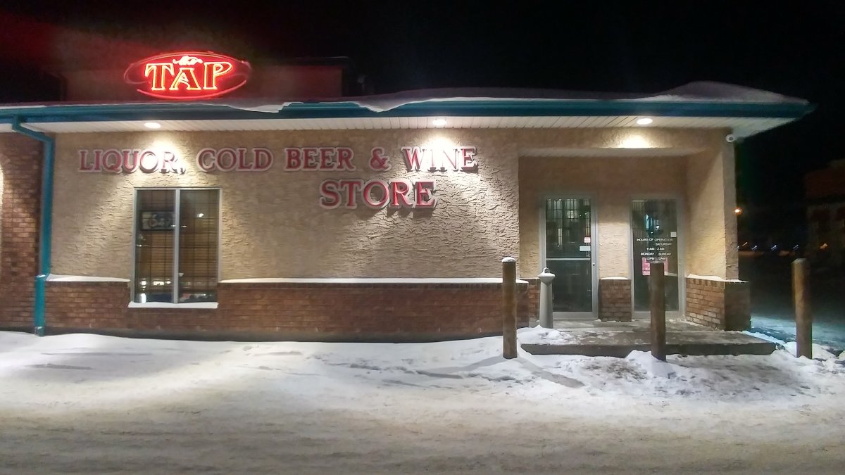 Around 10 p.m. New Year’s Eve, Regina police were dispatched to The Tap Off-Sale at 4245 Rochdale Boulevard for report of an armed robbery.