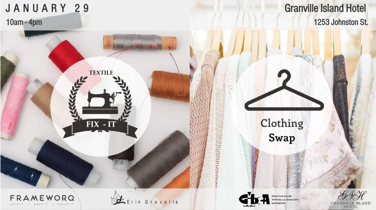 Granville Island Fix It & Clothing Swap - image