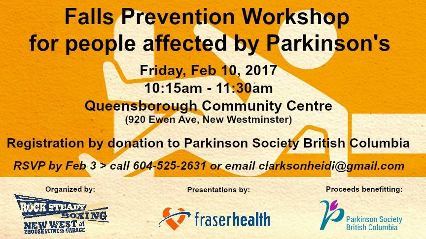 Falls Prevention Workshop for people with Parkinson’s – Feb 10 - image