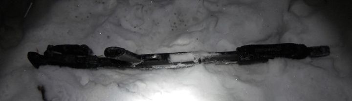 ASIRT provided this photo of a shotgun seized at the scene of a confrontation between RCMP and suspects on the Stoney Nakoda First Nation on Jan. 7, 2017.