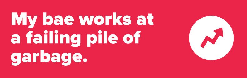 BuzzFeed sold this bumper sticker after U.S. President-elect Donald Trump called the news outlet a “failing pile of garbage” on Wednesday, Jan. 11. 2017.