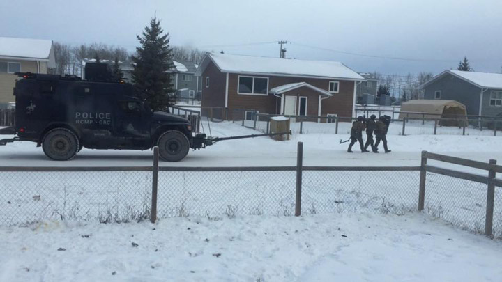 Police say two people are in custody after an incident in the northern Saskatchewan community of Buffalo Narrows.