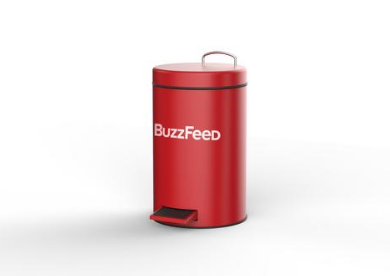 BuzzFeed sold this garbage can on its website after U.S. President-elect called the news outlet a “failing pile of garbage” on Wednesday, Jan. 11, 2017.