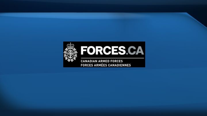 The logo for the Canadian Armed Forces is shown.