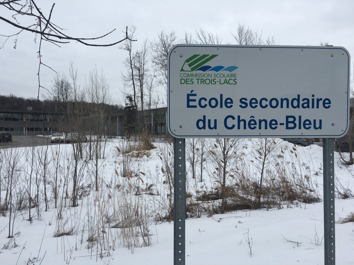 Ecole Secondaire du Chene-Bleu was on lockdown Monday afternoon following reports of a firearm on campus.