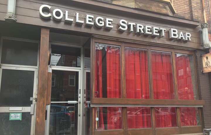 College Street Bar is seen in this file photo on Jan. 26, 2017. 