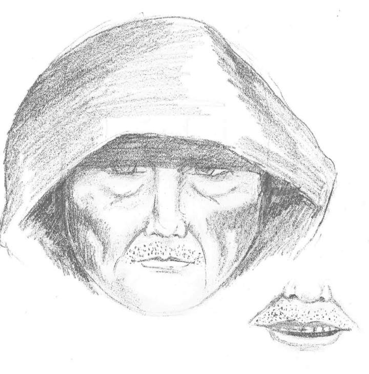Police released a composite sketch of the alleged suspect.