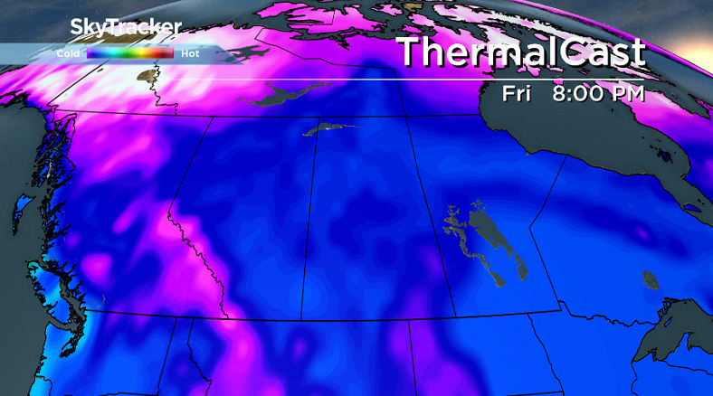 Slightly cooler air begins to slide in on Friday before a bigger cool down this weekend.