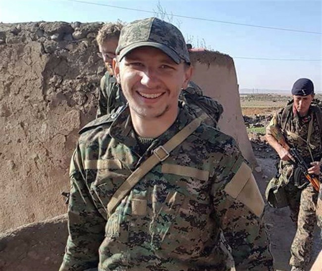 Nazzareno Tassone is shown in this undated image from a Facebook Memorial page. A Kurdish group says a Canadian man fighting Islamic State militants in Syria has been killed. The Kurdish People's Defense Units, also known as YPG, says Tassone died in the city of Raqqa on Dec. 21.
