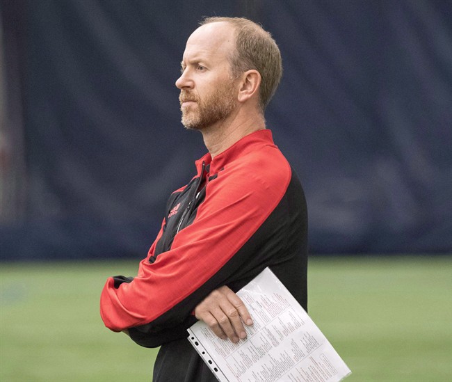 Calgary Stampeders head coach Dave Dickenson.