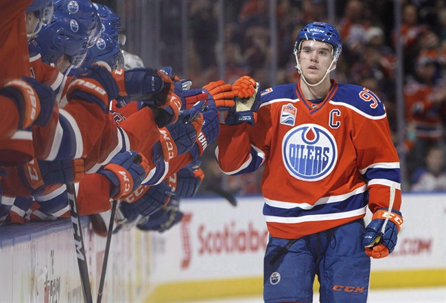 Edmonton Oilers captain Connor McDavid.
