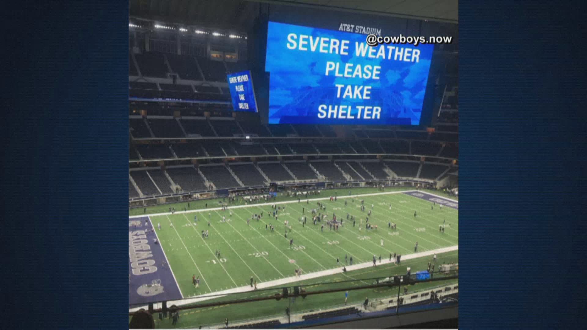 The Cowboys were playing a game while Sunday's tornadoes hit Dallas, now  it's their mission to provide relief