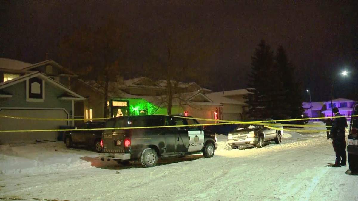 Emergency crews respond to a home in the 100 block of Douglasbank Way S.E. just after 8 p.m. on Monday, Jan. 16, 2017.