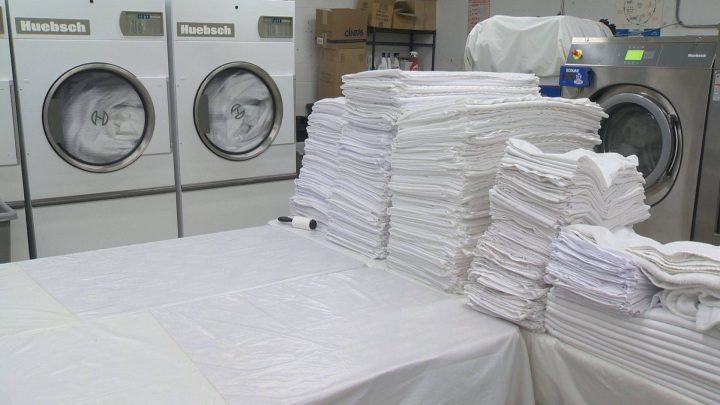 The laundry room at a Regina hotel.