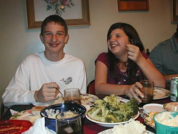 Nazzareno Tassone and his sister Giustina Tassone when they were 16 and 13 respectively.