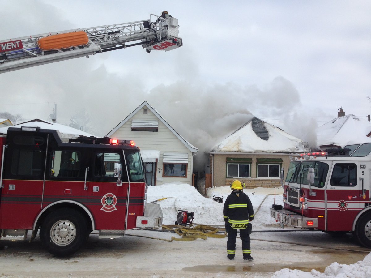 New Year’s day blaze keeps emergency crews busy in Winnipeg - image