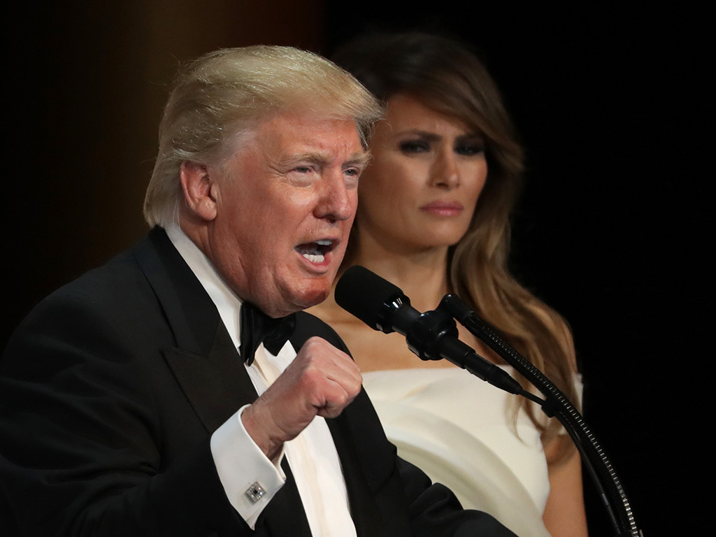 Melania Trump's sombre demeanour throughout most of the inauguration festivities has prompted some to speculate on her relationship with the president. 
