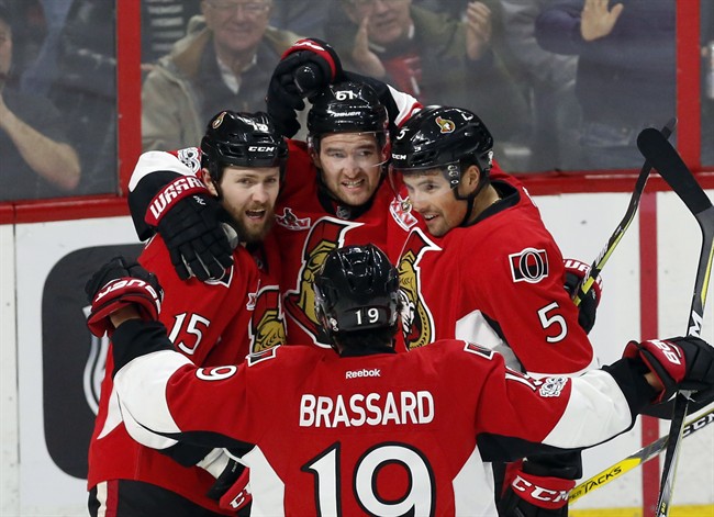 Stone, Condon lead Senators over Oilers 5-3 - image