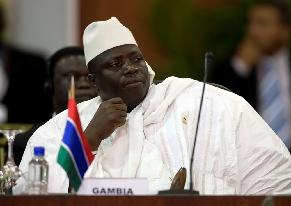 Gambia's President Yahya Jammeh attends the plenary session of the Africa-South America Summit on Margarita Island September 27, 2009. 