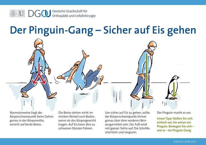 Walk like penguins to deal with icy surfaces, German doctors advise - image