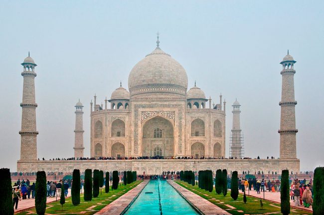 The Taj Mahal, Agra, India.