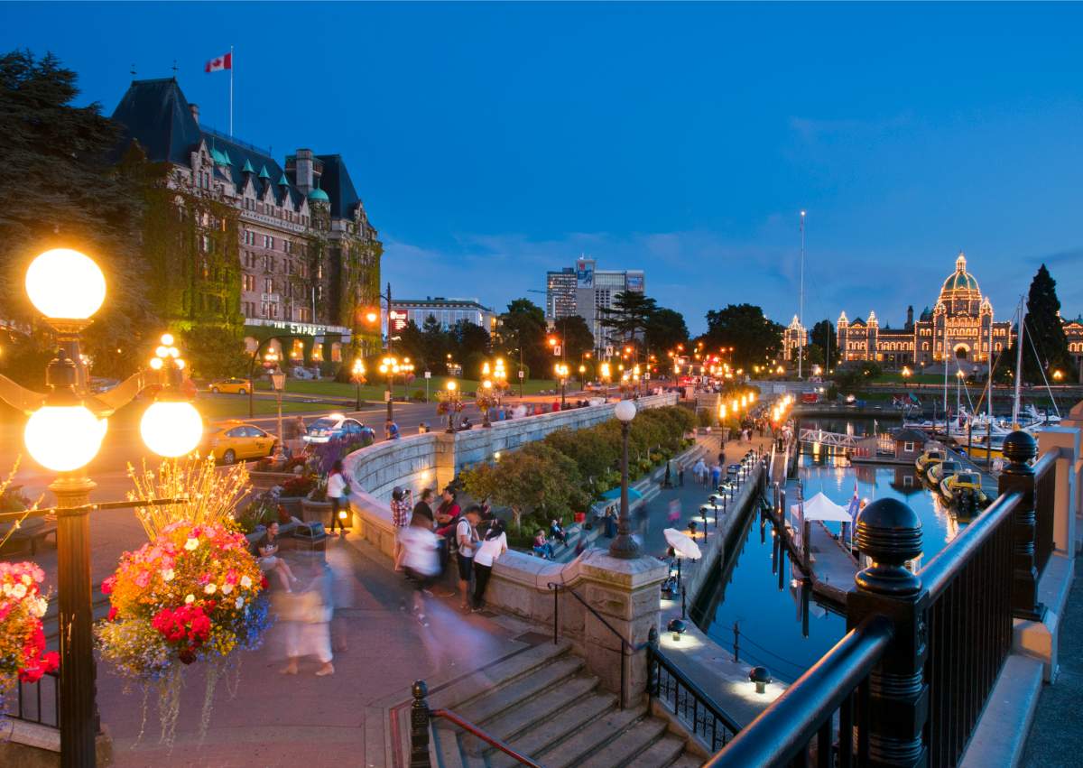 Victoria, B.C.’s Inner Harbour.