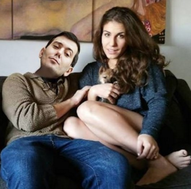 This digitally edited image depicting Martin Shkreli embracing Lauren Duca was first uploaded by Shkreli as his Twitter display photo, before being widely shared by Duca.