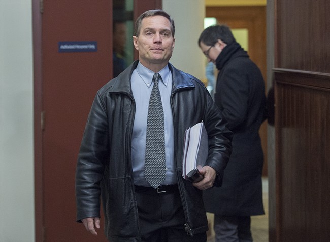 FILE: Quintin Sponagle heads from a sentencing hearing at provincial court in Halifax on Thursday, Jan. 19, 2017. Sponagle entered a guilty plea to one count of fraud over $5,000 last December related to a Ponzi scheme that scammed Nova Scotia churchgoers and others out of millions of dollars.